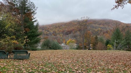 The view of Eagle's Nest from the Andon-Reid Inn