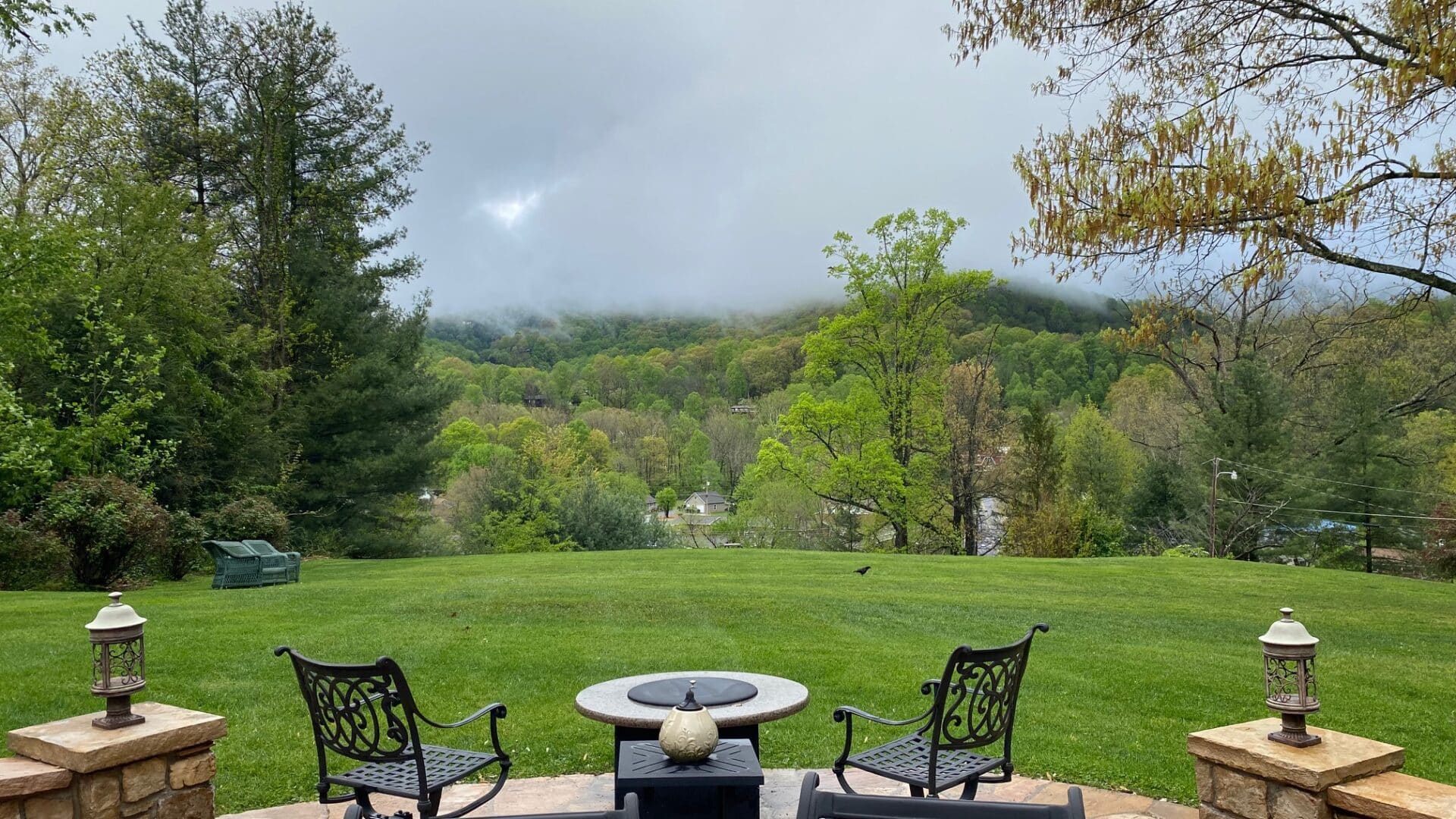 Patio Rainy Day at Andon-Reid