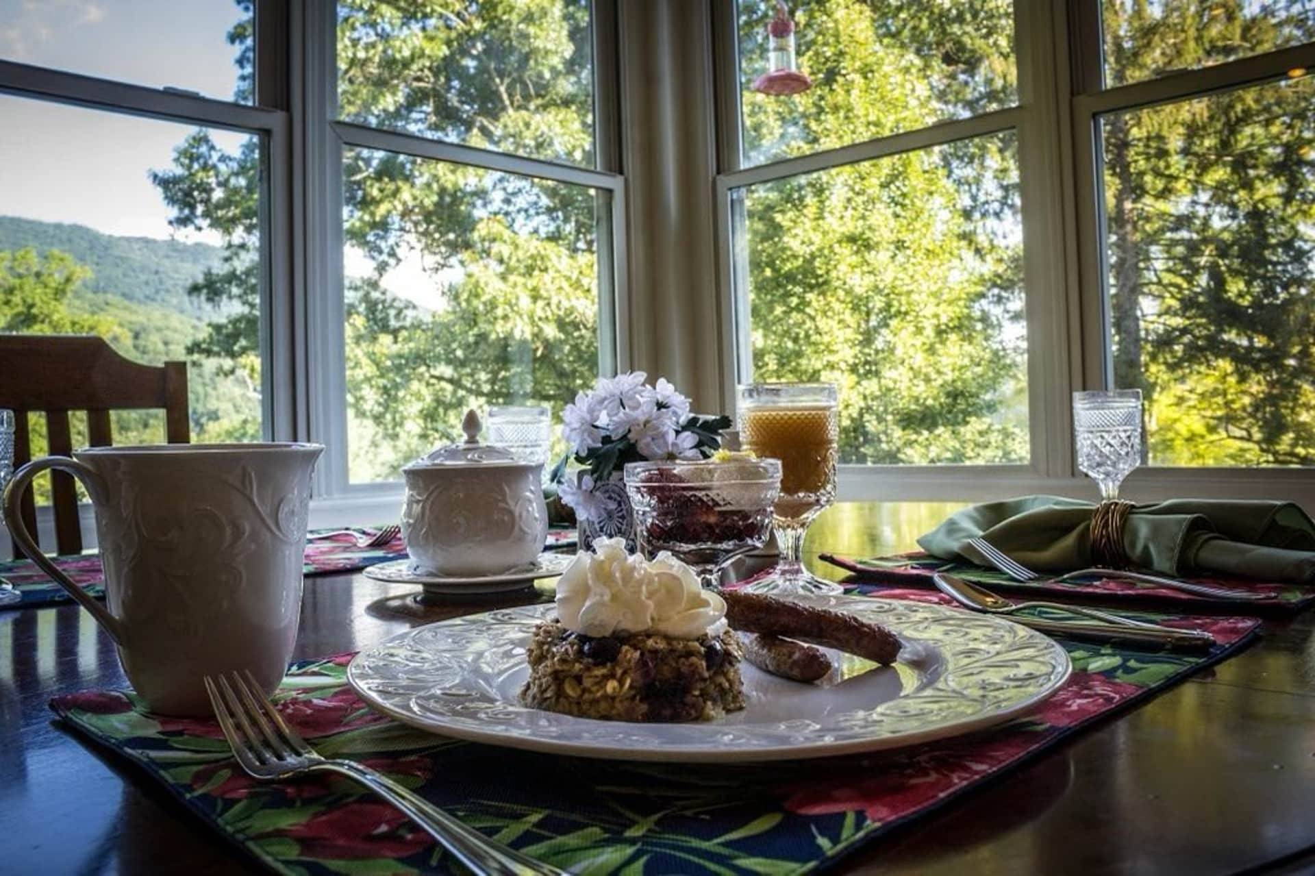 Blueberry Baked Oatmeal at the Andon-Reid Inn